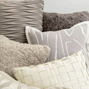 GobekUsa Light Grey Coffee Texture Pillow Covers - Modern Simplicity Cushion Cover for Home