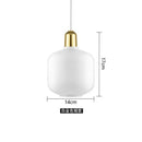 GobekUsa Industrial Stained Glass Pendant Lamp LED Hanging Lights for Dining & Living Room