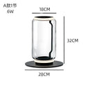 GobekUsa Glass LED Floor Lamp for Modern Interior Decor