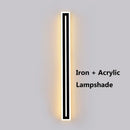 GobekUsa LED Waterproof Wall Light Modern Sconce for Living Room Courtyard