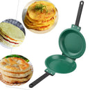 GobekUsa Double Sided Pancake Frying Pan for Kitchen Omelet Steaks Utensils