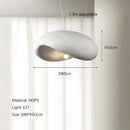 GobekUsa Cream Style LED Chandelier - Nordic Minimalist Wabi Sabi Pendant Light