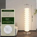 GobekUsa Cream Sugar Gourd Floor Lamp for Elegant Living Room and Bedroom Ambience