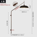 GobekUsa Gold/Black Swing Arm Telescopic Wall Lamp LED E27 - Designer Hotel Restaurant Hall