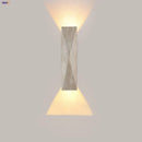 GobekUsa Double LED Wall Lamp Sconce Yellow Cave Stone Iron Canopy Mirror Light