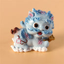GobekUsa Chinese Mythology Lion Figurines for Luck, Wealth, and Protection