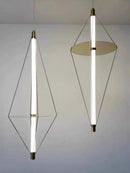 GobekUsa Disc Pendant Light: Modern Minimalist LED Chandelier for Bedroom Decor