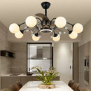 GobekUsa Branch LED Ceiling Fan Lights with Remote Control for Home, Bedroom, Dining Room