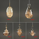 GobekUsa Antique Brass Glass Chandelier for Dining Room and Bar