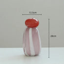 GobekUsa Fringe Glass Vase Cover Band for Irregularity Floral Decor