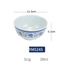 GobekUsa Blue and White Imitation Porcelain Dinner Set