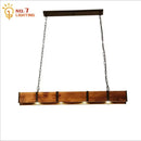 GobekUsa Industrial Wood Pendant Lights for Home Decor, Restaurant, Bar, Cafe