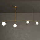 GobekUsa Glass Ball Pendant Chandelier: Stylish LED Hanging Lights for Dining Room, Kitchen, & Bar.