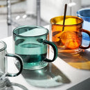 GobekUsa Double Bottom Glass Mugs Set - 250ml Wine Whiskey Coffee Tea Juice Water Cups