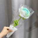 GobekUsa Knitted Rose Bouquet DIY Crochet Wedding Mother's Day Gift