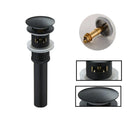 GobekUsa Gold Large Round Bathroom Pop-up Drain for Copper Washbasin Sink
