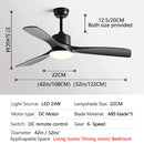 GobekUsa 3 Blade DC Ceiling Fan with LED Light & Remote Control