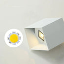 GobekUsa Dual-Head Wall Light 12W COB LED Modern Outdoor Indoor Decor Aluminum
