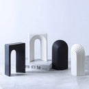 GobekUsa Geometric Ceramic Semicircular Arch Decor Figurines Home Decor Accessories