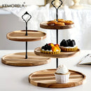 GobekUsa Double-Layer/Three-Layer Dried Fruit Tray - Elegant Serving Dish for Desserts and Snacks
