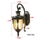 GobekUsa Country Outdoor Wall Lantern for Restaurant Balcony Villa Door Waterproof Lights