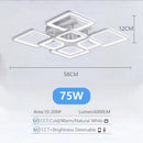 GobekUsa LED Ceiling Chandelier with Dimmable Light for Home Decor