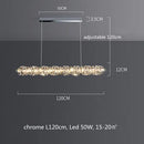 GobekUsa Dimmable Crystal Chandelier Pendant Light for Modern Luxury Living Room.