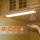 GobekUsa LED Sensor Cabinet Light for Home Kitchen Night Bar USB Rechargeable
