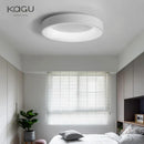 GobekUsa LED Ceiling Lights: White Grey Modern Design, Dimmable for Living Room Bedroom Dining