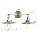GobekUsa Dual Head Pink LED Wall Light for Bedroom Decor & Hotel Industrial Style