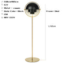 GobekUsa Black Gold Metal Floor Lamp for Modern Living Room and Bedroom Décor