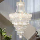 GobekUsa Crystal Chandelier Art Living Room Lighting for Duplex Buildings and High-End Restaurants