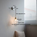 GobekUsa Ceramic LED Wall Light with Pull Chain Switch - Nordic Design