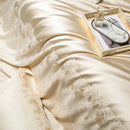 GobekUsa Jacquard Egyptian Cotton Bedding Set for Queen King Linens