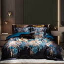 GobekUsa 1500TC Jacquard Egyptian Cotton Bedding Set for Queen King Linens