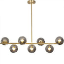 GobekUsa Glass Ball Pendant Chandelier: Modern LED Ceiling Lamp, Nordic Style Home Lighting