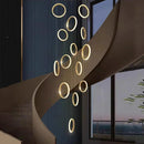 GobekUsa LED Pendant Lights: Modern Minimalist Hanging Chandelier for Living & Dining Room
