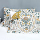 GobekUsa Lace Trim Pillow Towel - Double Sided Yarn-Dyed Jacquard - 52*75 CM - Five-Layer Cotton Gauze