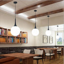 GobekUsa Glass Ball Pendant Lamp - Modern Nordic LED Lighting for Living Room & Store