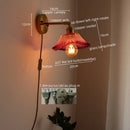 GobekUsa Japanese Style LED Glass Copper Wall Lamp Sconce for Restaurant, Bar, Bedroom, Bathroom
