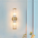 GobekUsa Crystal LED Gold Wall Sconce Modern Bedroom Decor Sconce Fixture