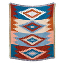GobekUsa Beach Blanket Sofa Cover - American Country Plaid Blanket - Cotton Tassel Throw Tapestry