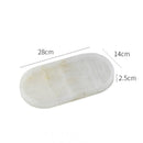 GobekUsa Calacatta Marble Vanity Tray for Perfume Candles Jewelry Luxury Home Decor