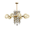 GobekUsa Gold Chrome Bubble Ceiling Chandelier: 2025 Trend Hanging Lamps for Living Room