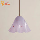 GobekUsa Glass Pendant Lights LED E27 Warm Atmosphere Modern Colorful Hanging Lamp
