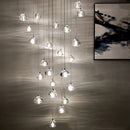 GobekUsa Crystal LED Ceiling Chandeliers Bedroom Living Room Staircase Pendant Lamp