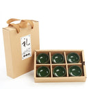 GobekUsa Ice Cracking Ceramic Tea Espresso Coffee Cups Set