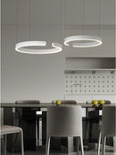 GobekUsa LED Round Ring Chandelier for Dining Room, Living Room, and Bedroom