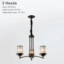 GobekUsa Black Art Crystal Chandelier for Luxury Living Room Bedroom Lighting Fixtures
