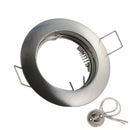GobekUsa LED Recessed Downlights Frame - Round Aluminum Spot Lighting Fixture - Black/White/Nickel
